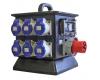 415V 3Ph to 240v 1PH MCB PROTECTED RUBBER DISTRO BOX WITH 6 x 240V 32A SOCKETS + 63A 415v PLUG